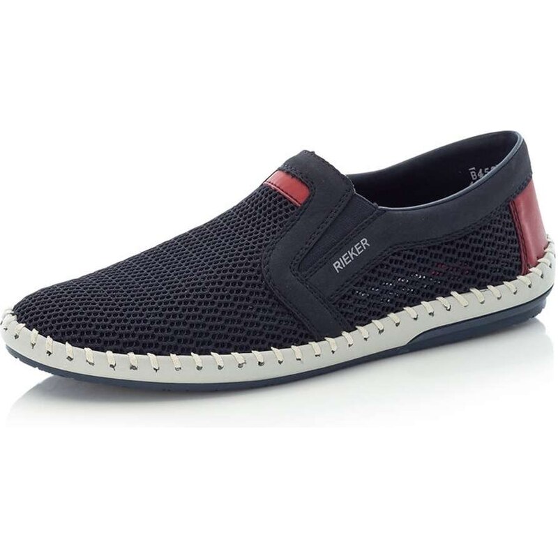 Pánske mokasíny RIEKER B4554-14 modrá S5 22399183
