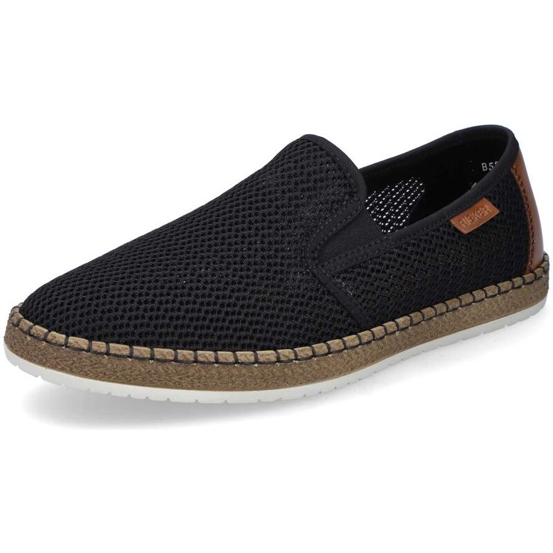 Pánske mokasíny RIEKER B5276-00 čierna S6 15799664