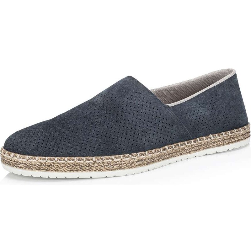 Pánske mokasíny RIEKER B5285-14 modrá S5 61789167