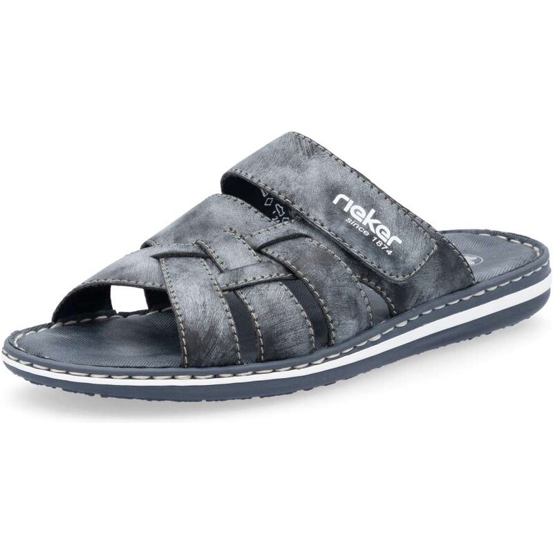 Pánske šľapky RIEKER 21073-14 modrá S6 15578447