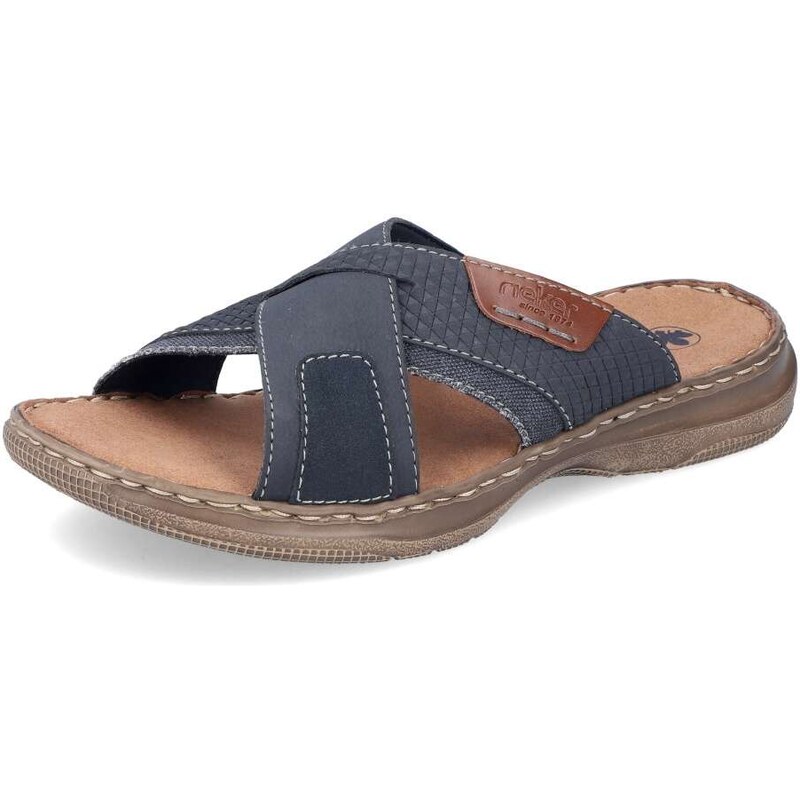 Pánske šľapky RIEKER 21491-14 modrá S5 50236771