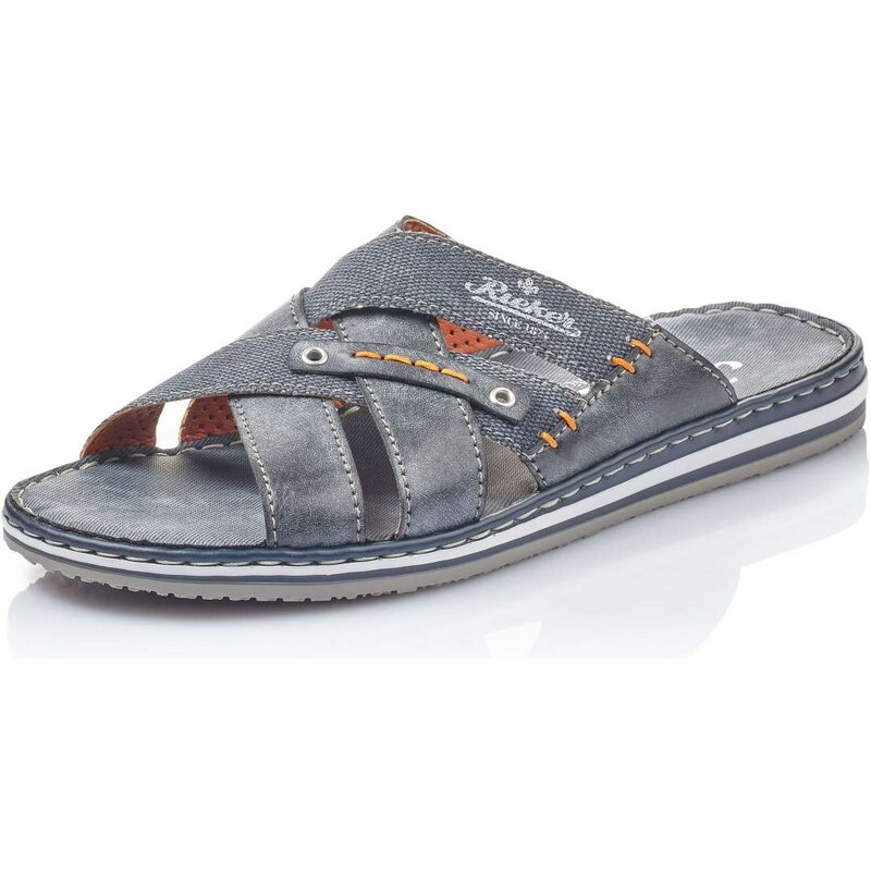 Pánske šľapky RIEKER 21599-14 modrá S6 15566108