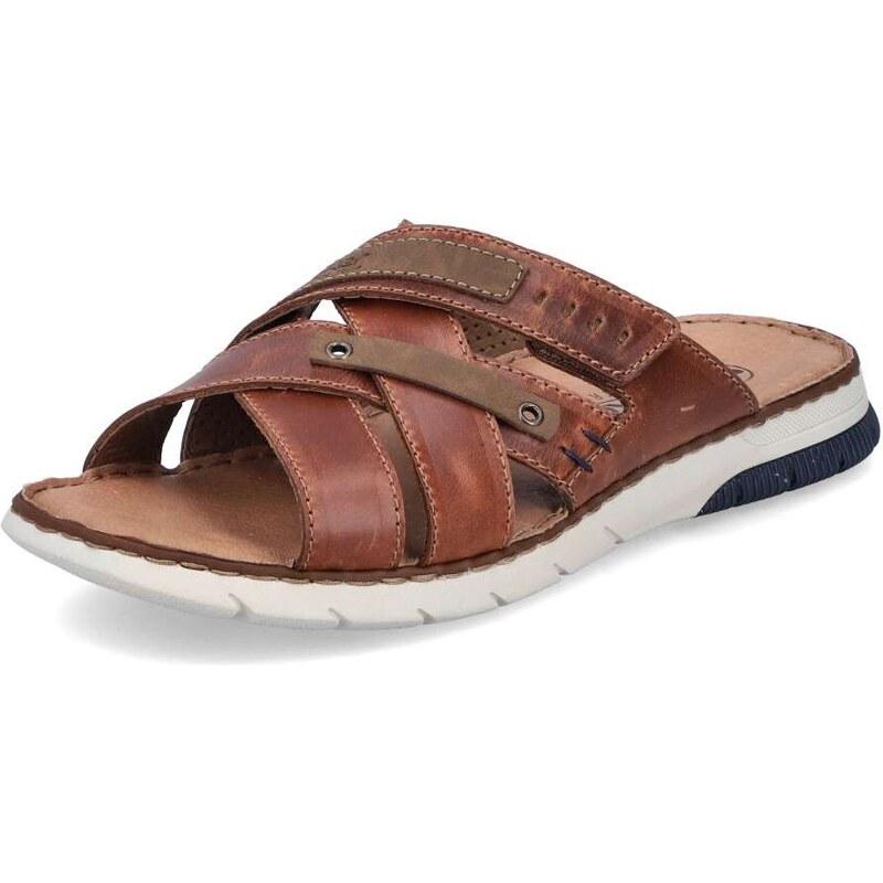 Pánske šľapky RIEKER 25292-24 hnedá S6 50187711