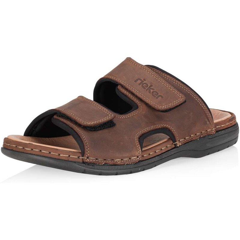 Pánske šľapky RIEKER 25559-25 hnedá S6 15913041