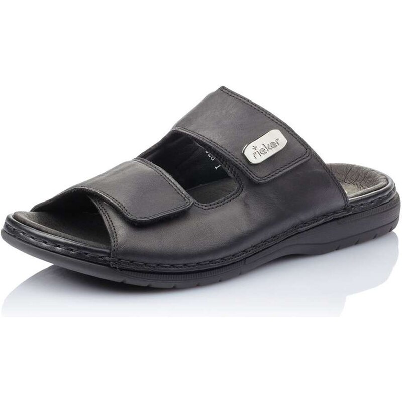 Pánske šľapky RIEKER 25590-00 čierna S6 22582502