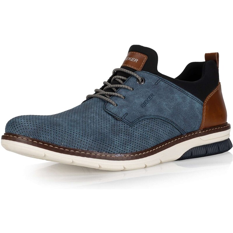 Pánske poltopánky RIEKER 14450-14 modrá S6 29374442