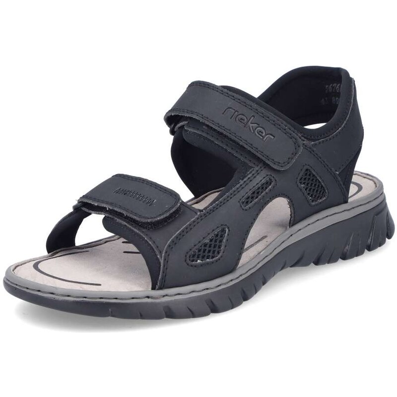 Pánske sandále RIEKER 26761-00 čierna S5 61789250