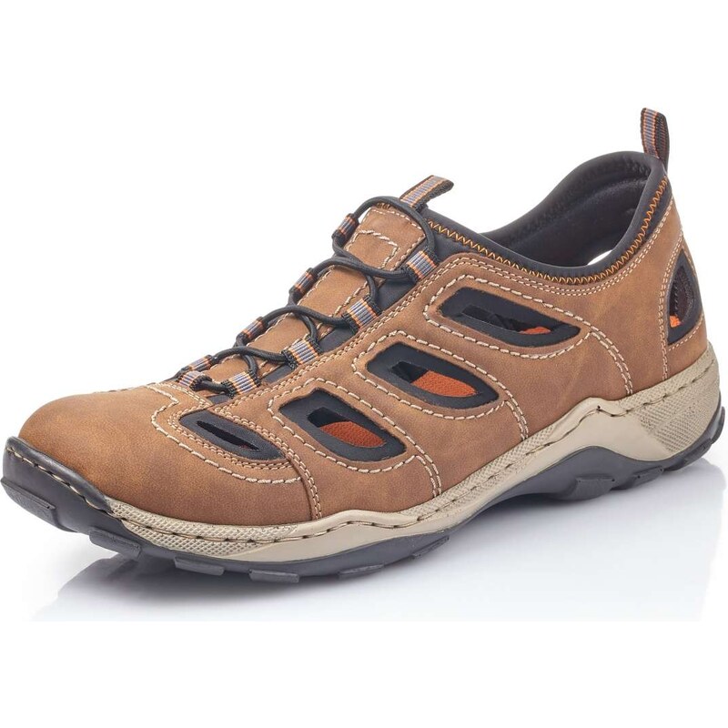 Pánske sandále RIEKER 08065-25 hnedá S5 61789256