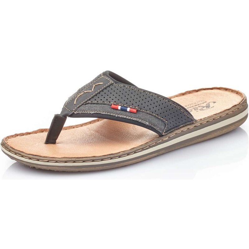 Pánske žabky RIEKER 21084-00 čierna S6 15564346