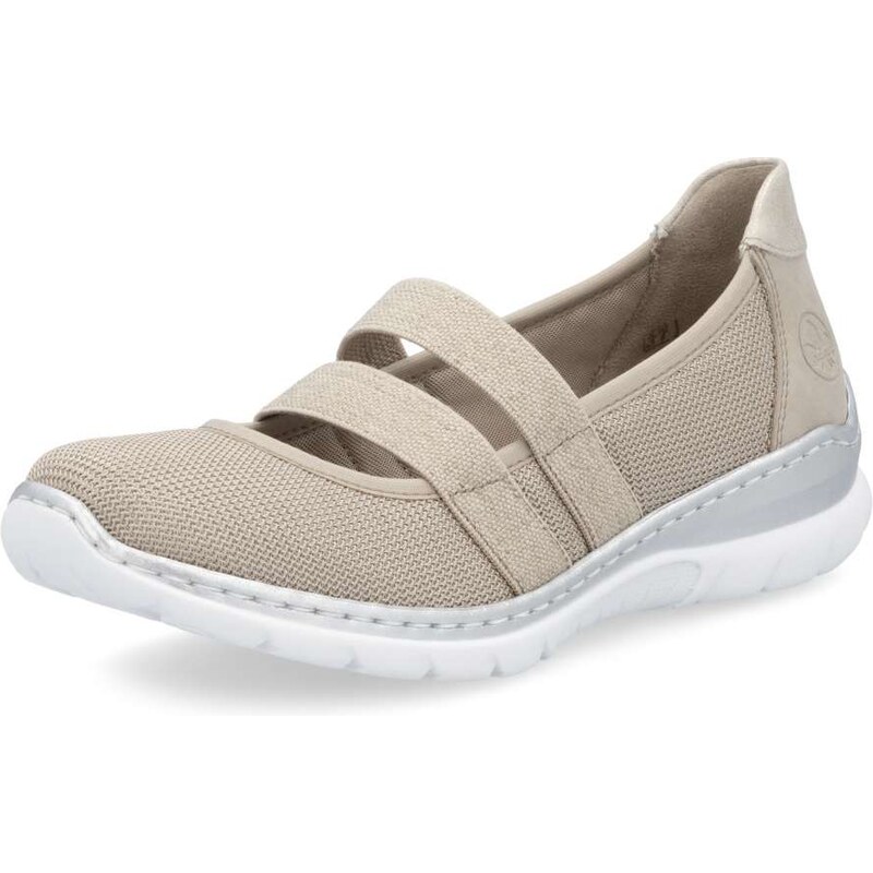 Dámske baleríny RIEKER L3281-62 béžová S5 61789765