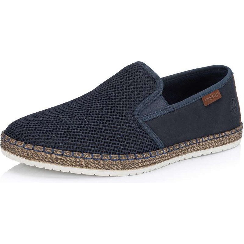 Pánske mokasíny RIEKER B5265-14 modrá S6 61789164