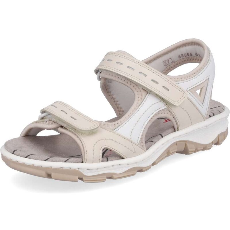 Dámske sandále RIEKER 68866-62 béžová S6 37842506