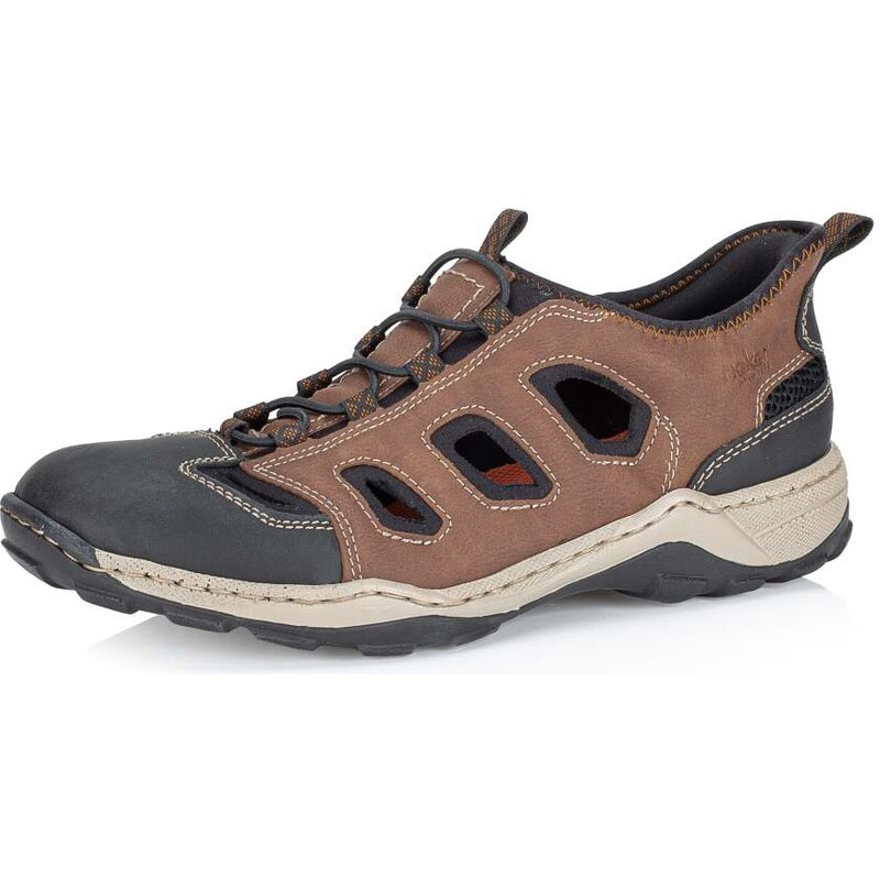 Pánske sandále RIEKER 08078-24 hnedá S5 61815824