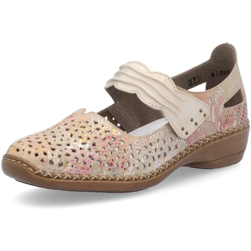 Dámske baleríny RIEKER 41399-92 béžová S5 61817476