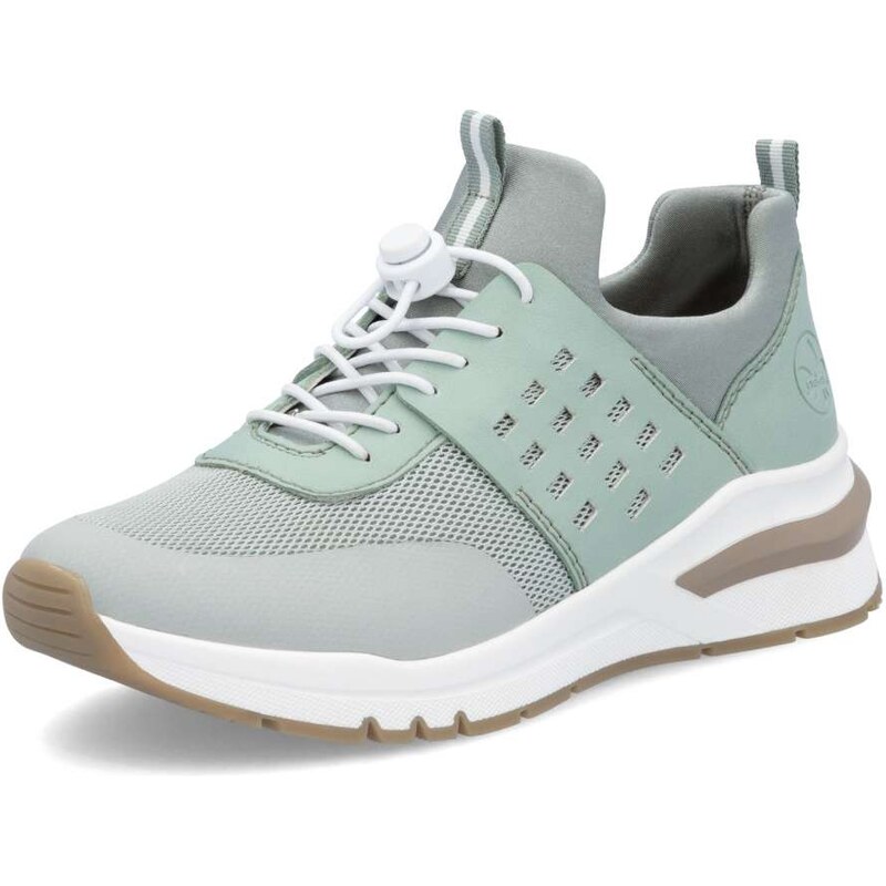 Dámske tenisky RIEKER M6651-52 zelená S5 61817482