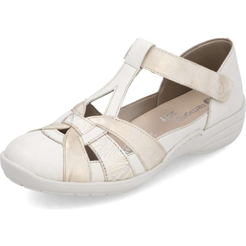 RIEKER Dámske sandále REMONTE R7601-81 béžová S6 61865074