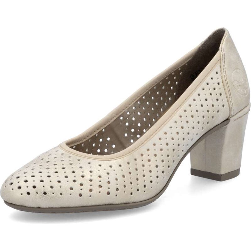 Dámske lodičky RIEKER 41057-60 béžová S6 61907109