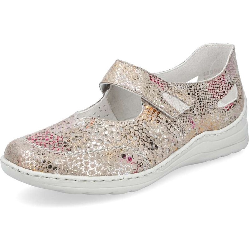 Dámske poltopánky RIEKER 48996-90 béžová S5 62011160