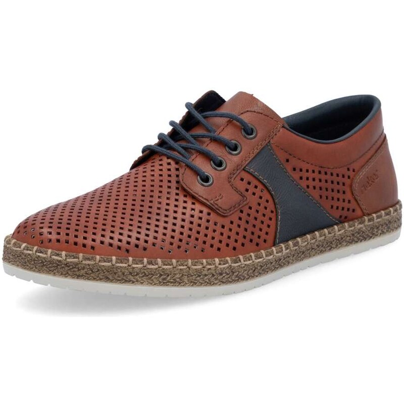 Pánske poltopánky RIEKER B5214-24 hnedá S5 62015855