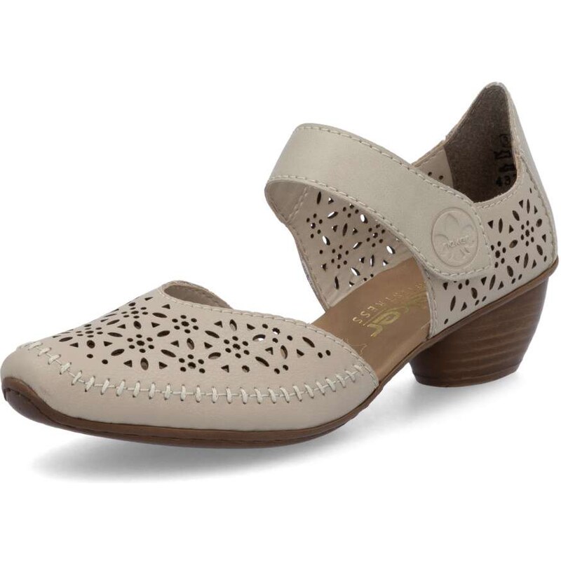 Dámske lodičky RIEKER 43750-62 béžová S5 62049868
