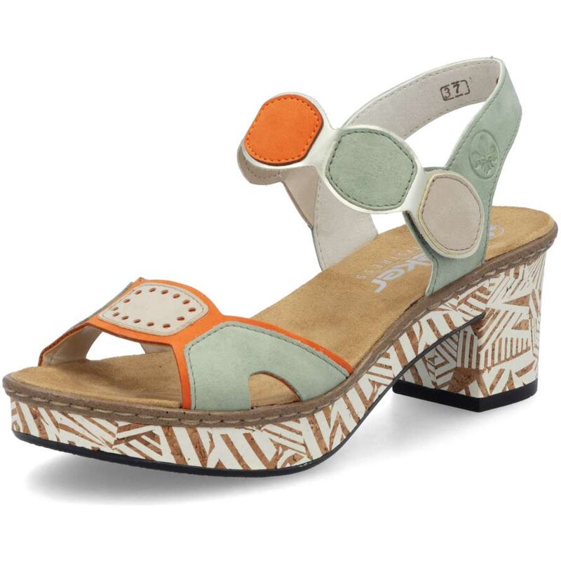 Dámske sandále RIEKER 63876-91 MULTI F/S6 62049873