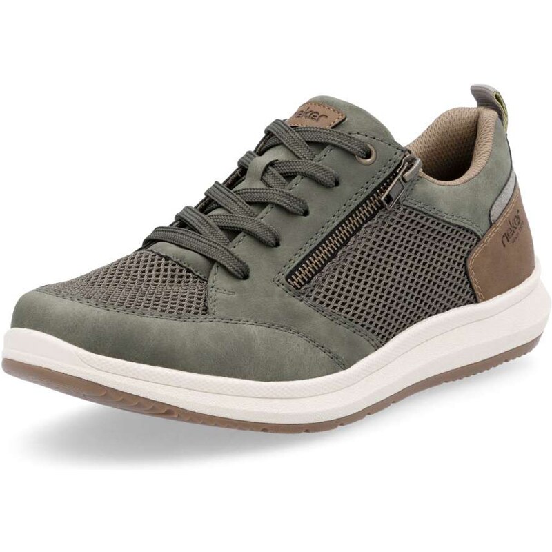 Pánske poltopánky RIEKER 16901-54 zelená S5 62050071