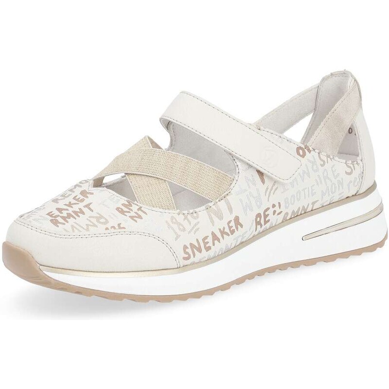 RIEKER Dámske baleríny REMONTE D1G05-80 béžová S5 51024676