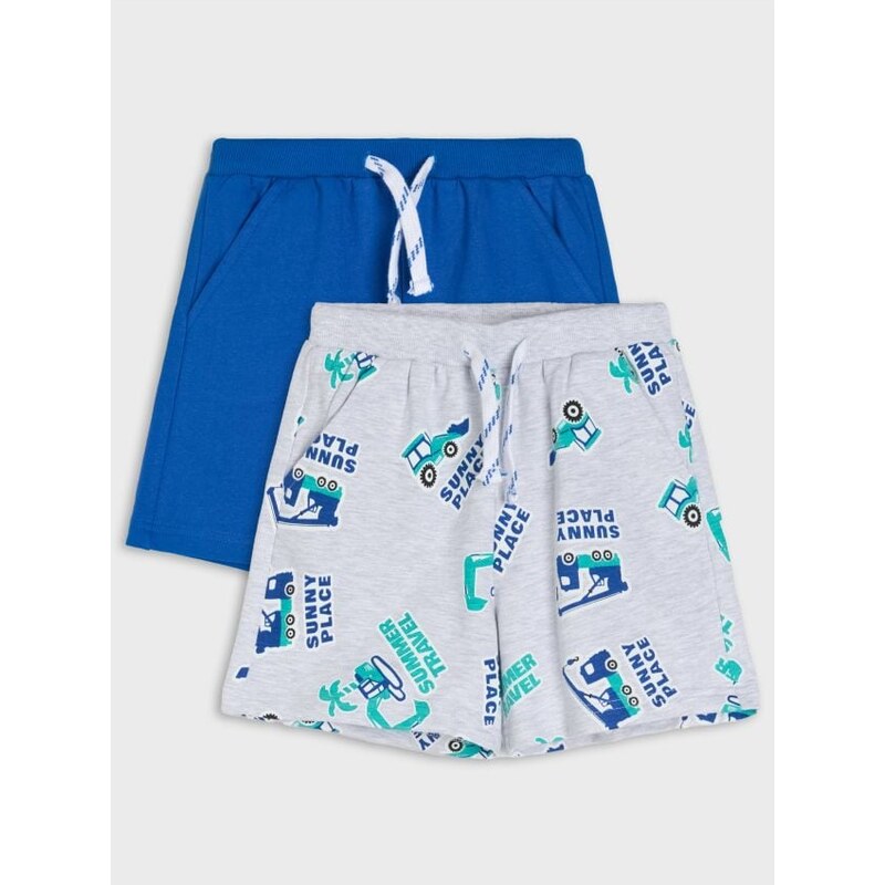 Sinsay - Súprava 2 šortiek - indigová 65741381