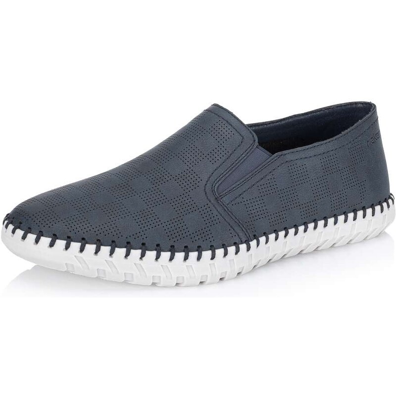 Pánske mokasíny RIEKER B2965-14 modrá S5 62128338