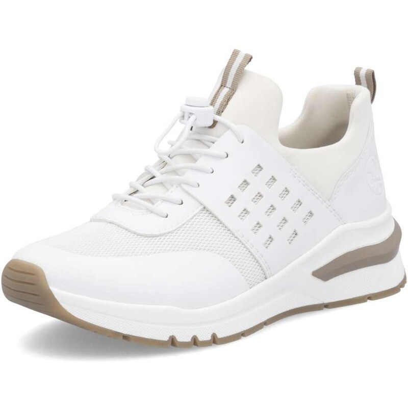 Dámske tenisky RIEKER M6651-80 biela S6 62170454