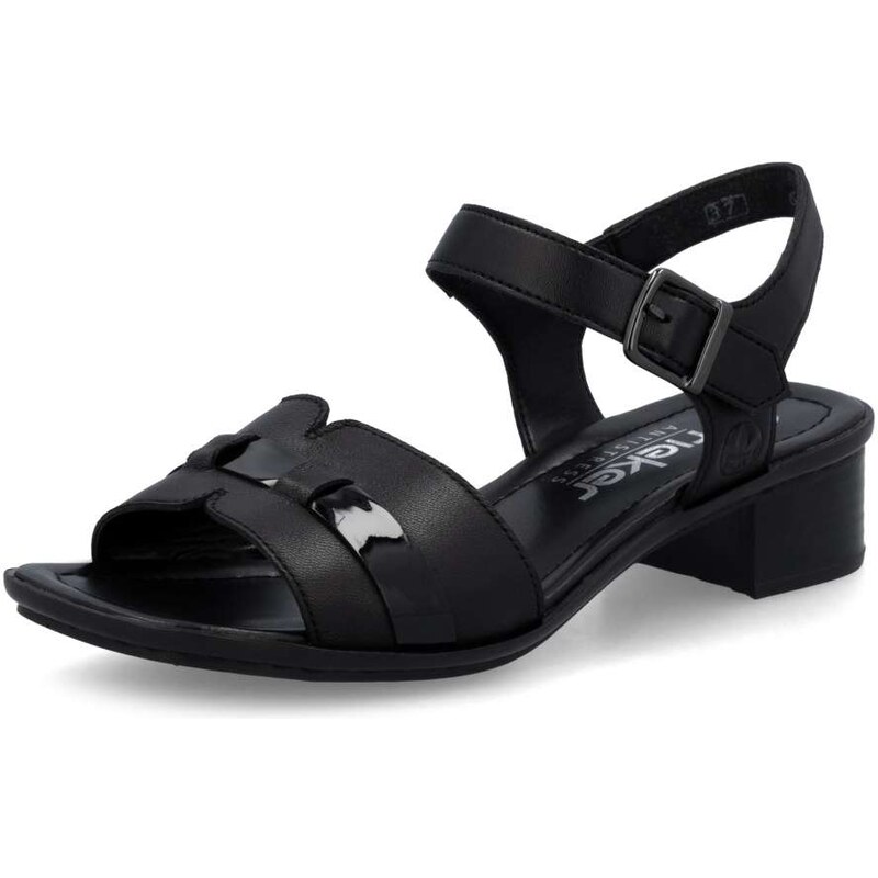 E-shop Dámske sandále RIEKER 62685-00 čierna S6