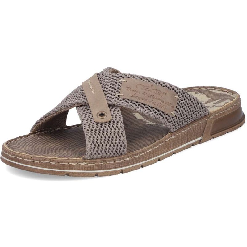 Pánske šľapky RIEKER 21239-64 béžová S5 62190246