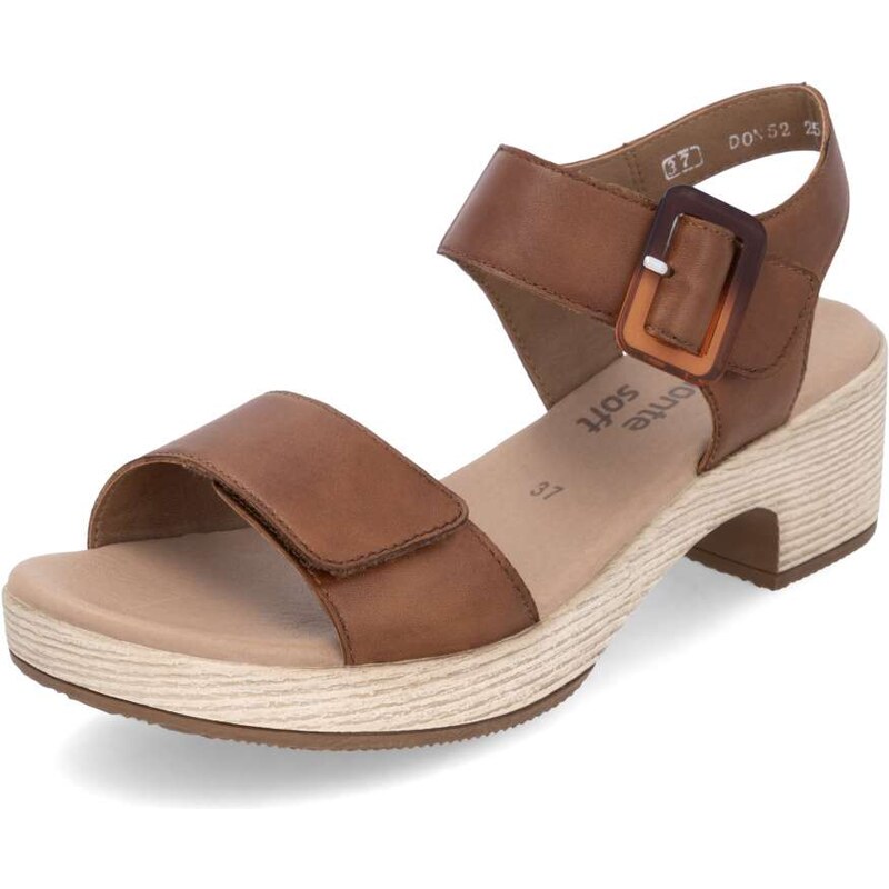 RIEKER Dámske sandále REMONTE D0N52-25 hnedá S5 62190235
