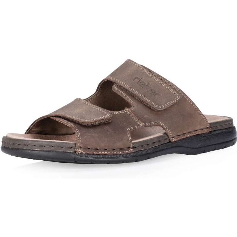Pánske šľapky RIEKER 25592-25 hnedá S6 62257448