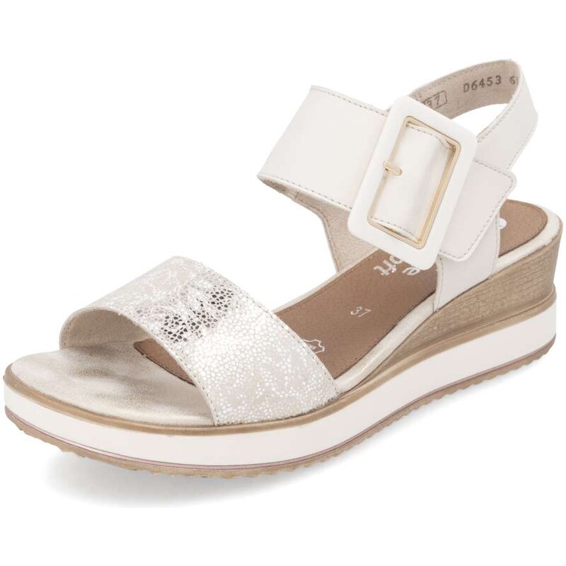 RIEKER Dámske sandále REMONTE D6453-61 béžová S5 62261410