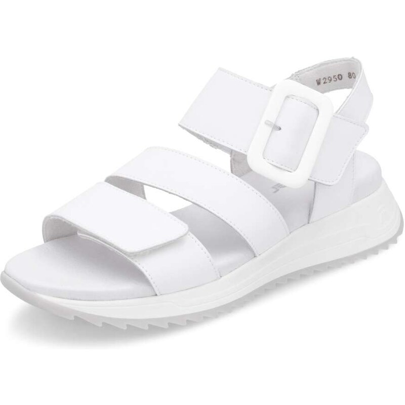 E-shop Dámske sandále RIEKER W2950-80 biela S5