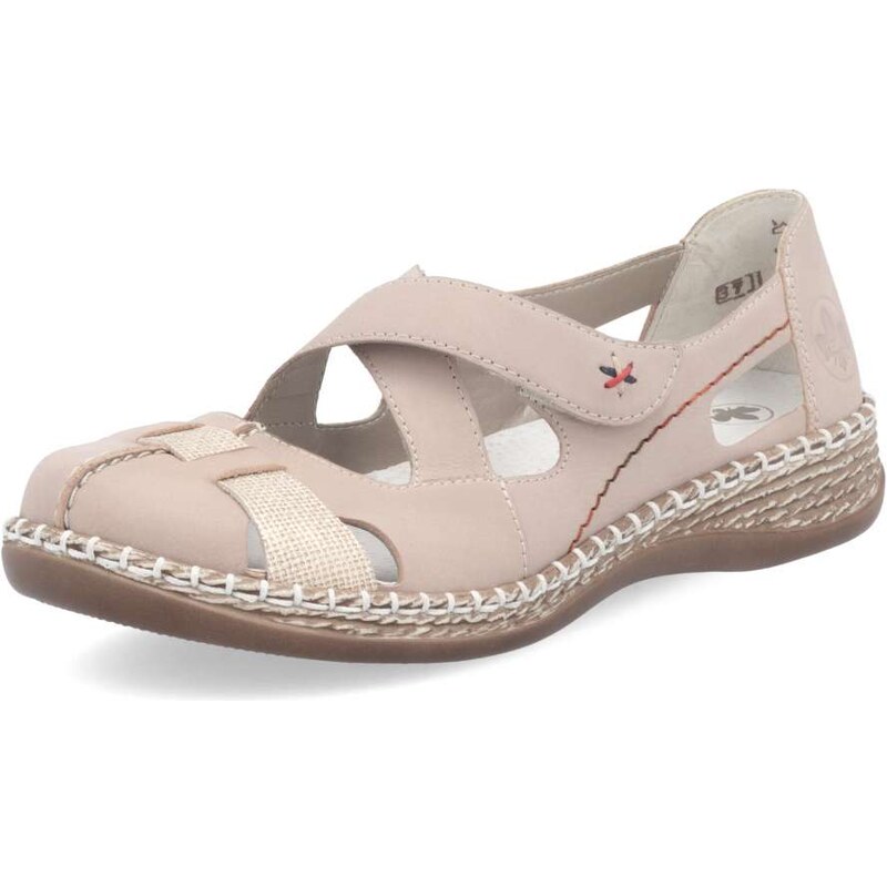 Dámske baleríny RIEKER 46451-60 béžová S5 62257443