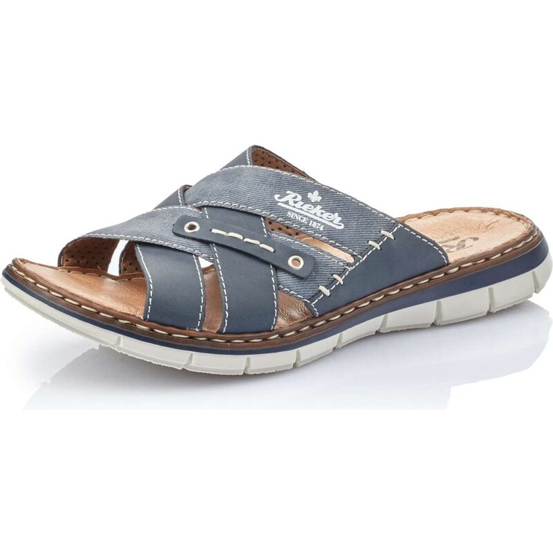 Pánske šľapky RIEKER 25199-14 modrá S6 62257447