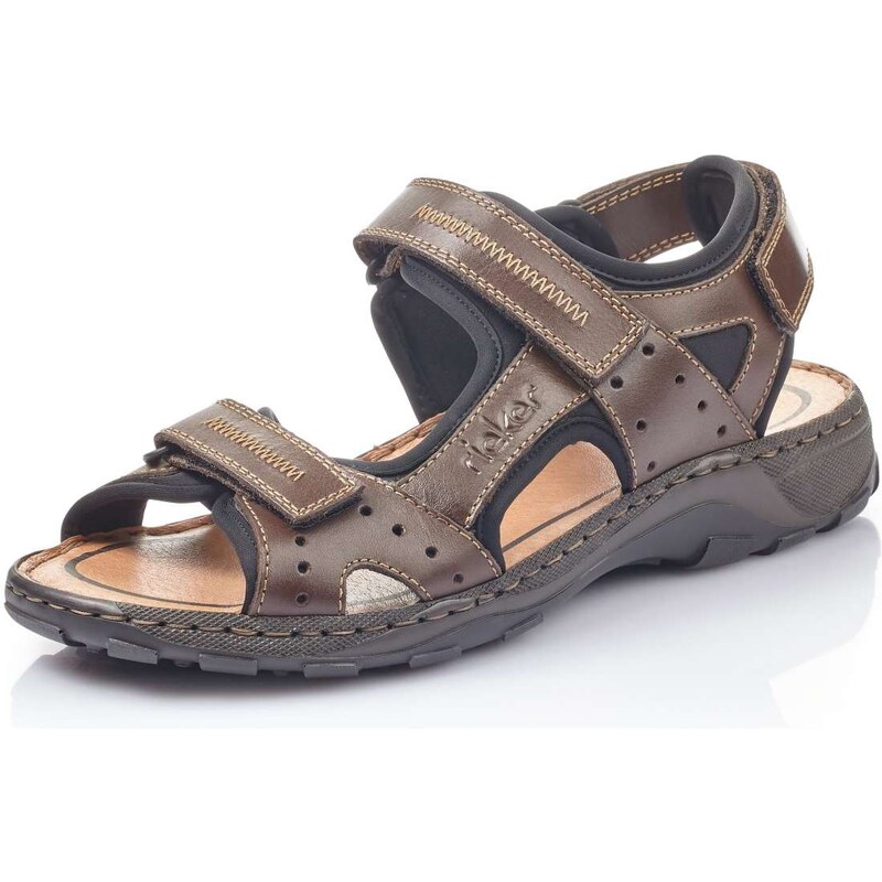 Pánske sandále RIEKER 26061-25 hnedá S6 15603282
