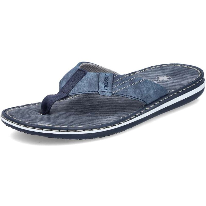 Pánske žabky RIEKER 21043-14 modrá S5 62261979