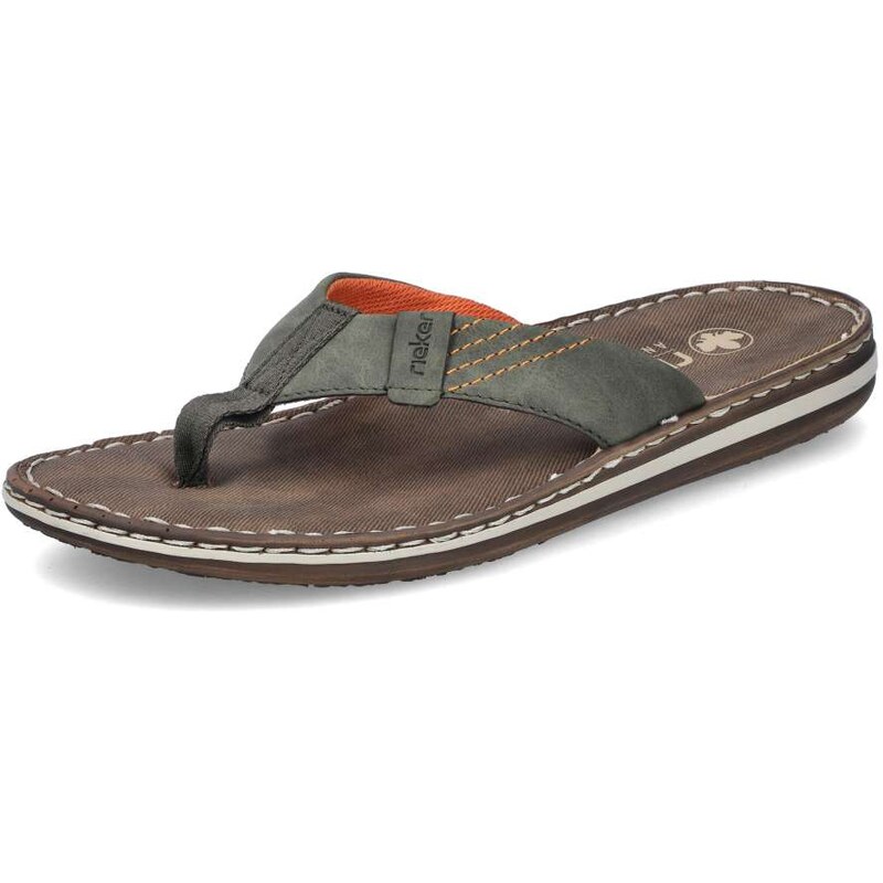 Pánske žabky RIEKER 21043-54 zelená S5 62261980