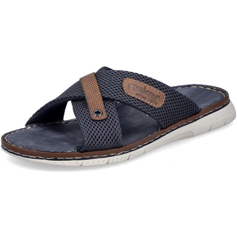 Pánske šľapky RIEKER 21340-14 modrá S6 62330183