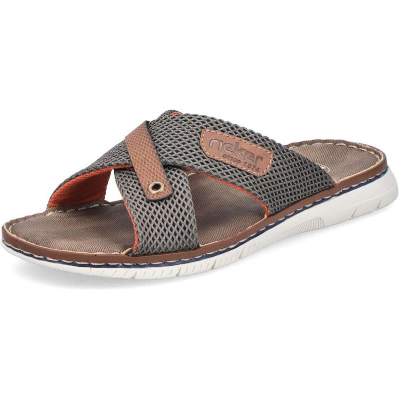 Pánske šľapky RIEKER 21340-54 zelená S6 62330184