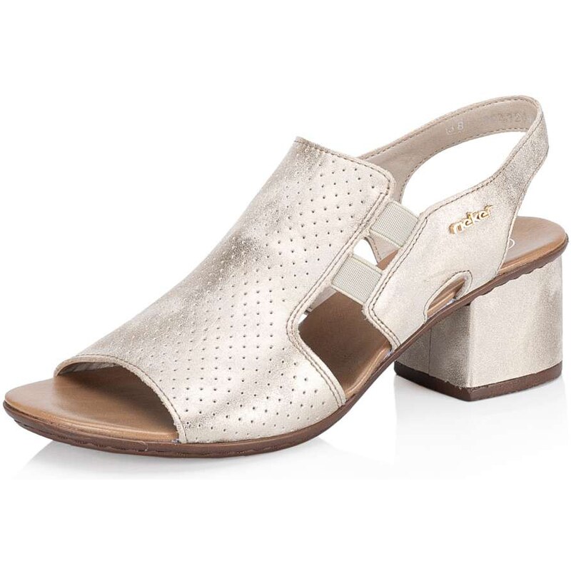 Dámske sandále RIEKER 64665-60 béžová S6 62353355