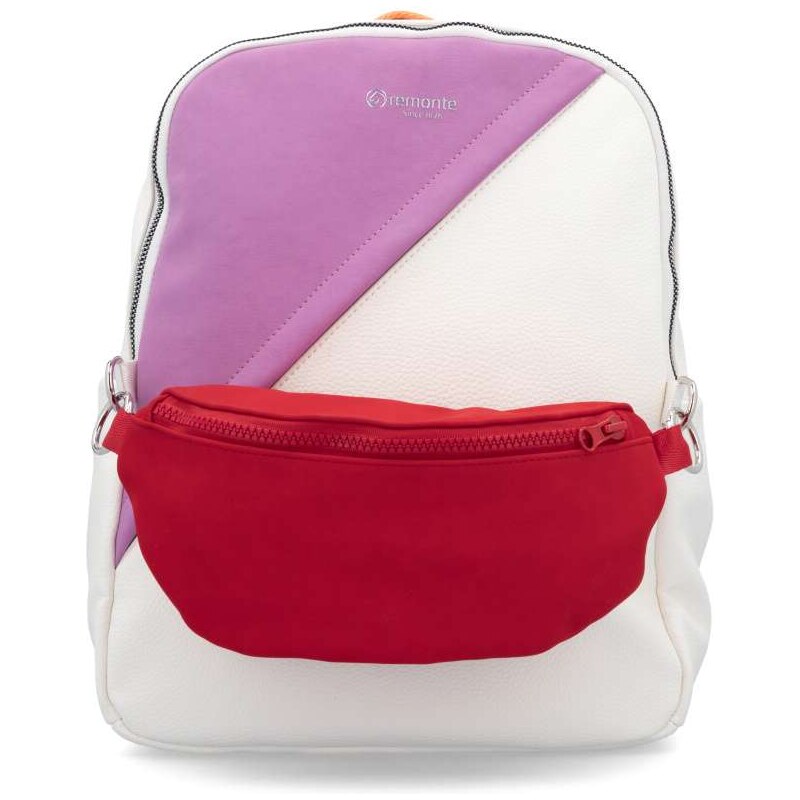 RIEKER Dámsky batoh REMONTE Q0533-80 biela S5 62462440