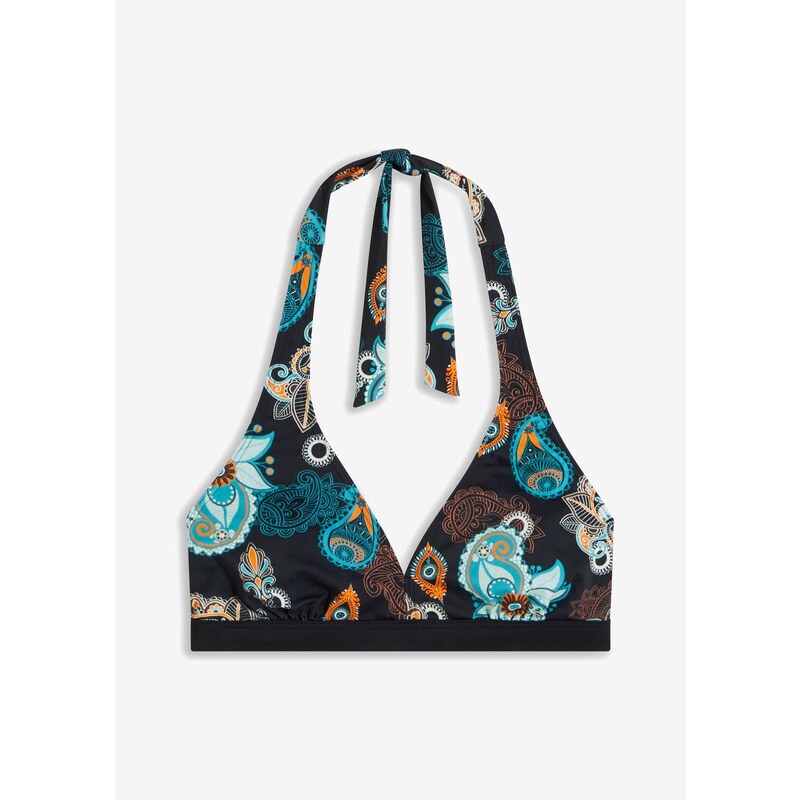 bonprix Bikinová podprsenka Neckholder, farba čierna 44812099