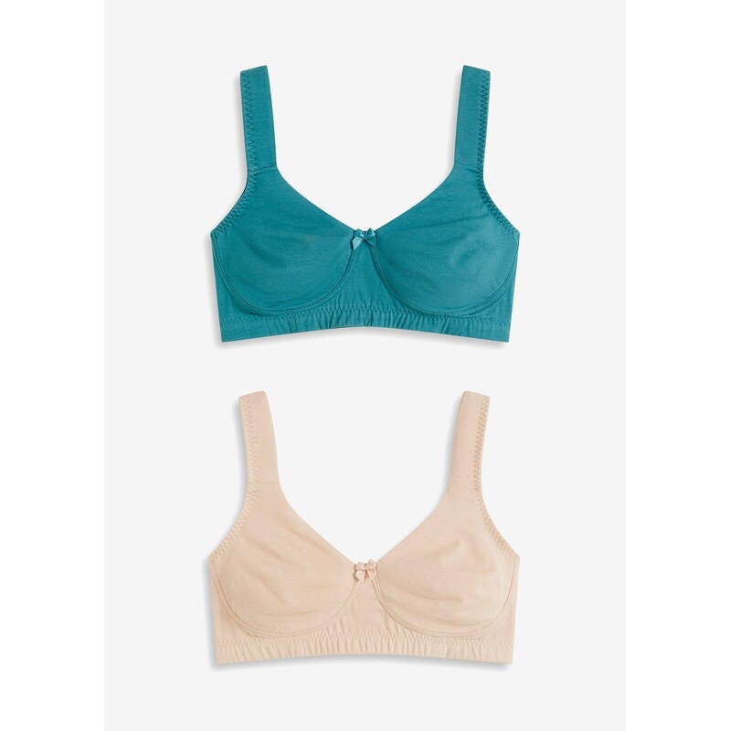 bonprix Minimizer podprsenka bez kostíc s bio bavlnou (2 ks v balení), 62537999