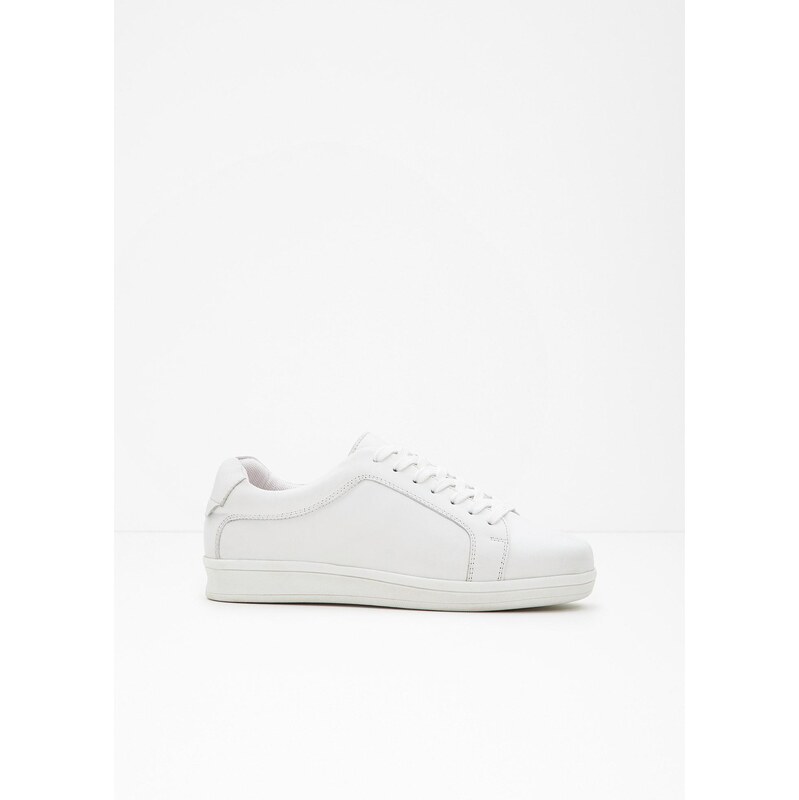 bonprix Kožené tenisky, farba biela 62471214