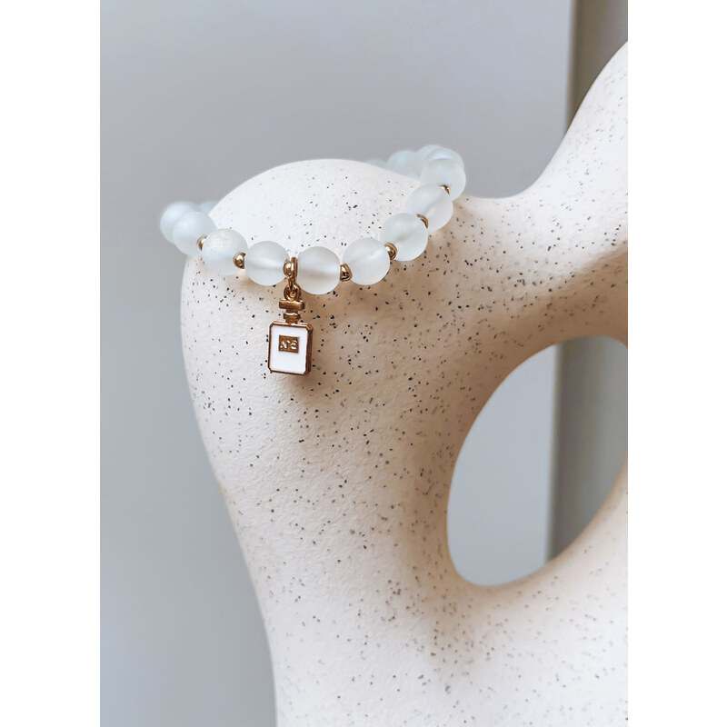 BASIC Biely náramok PIERRE Dstreet LY0107 43548839