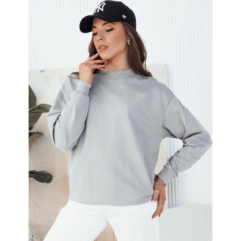 Svetlosivá dámska basic mikina SWAN BY1292 57236360